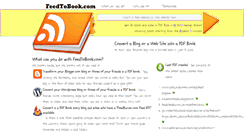 Desktop Screenshot of feedtobook.com